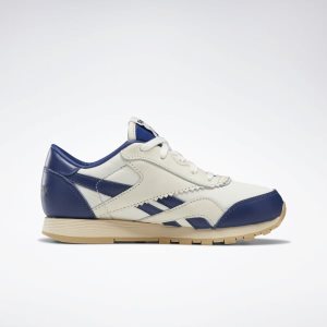 Reebok Classic Nylon TAO Turnschuhe Kinder - Weiß/Blau - DE 016-NOL